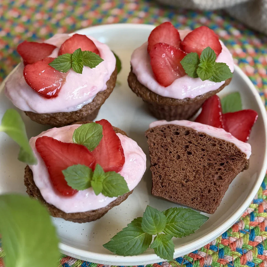 Fibriya kakaový muffin – nízkosacharidová keto vlákninová směs 150g